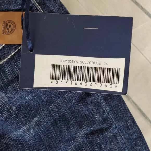 Seven7 Luxe Jeans Sully  Blue 14 Stretch Bootcut NWT - Picture 12 of 15